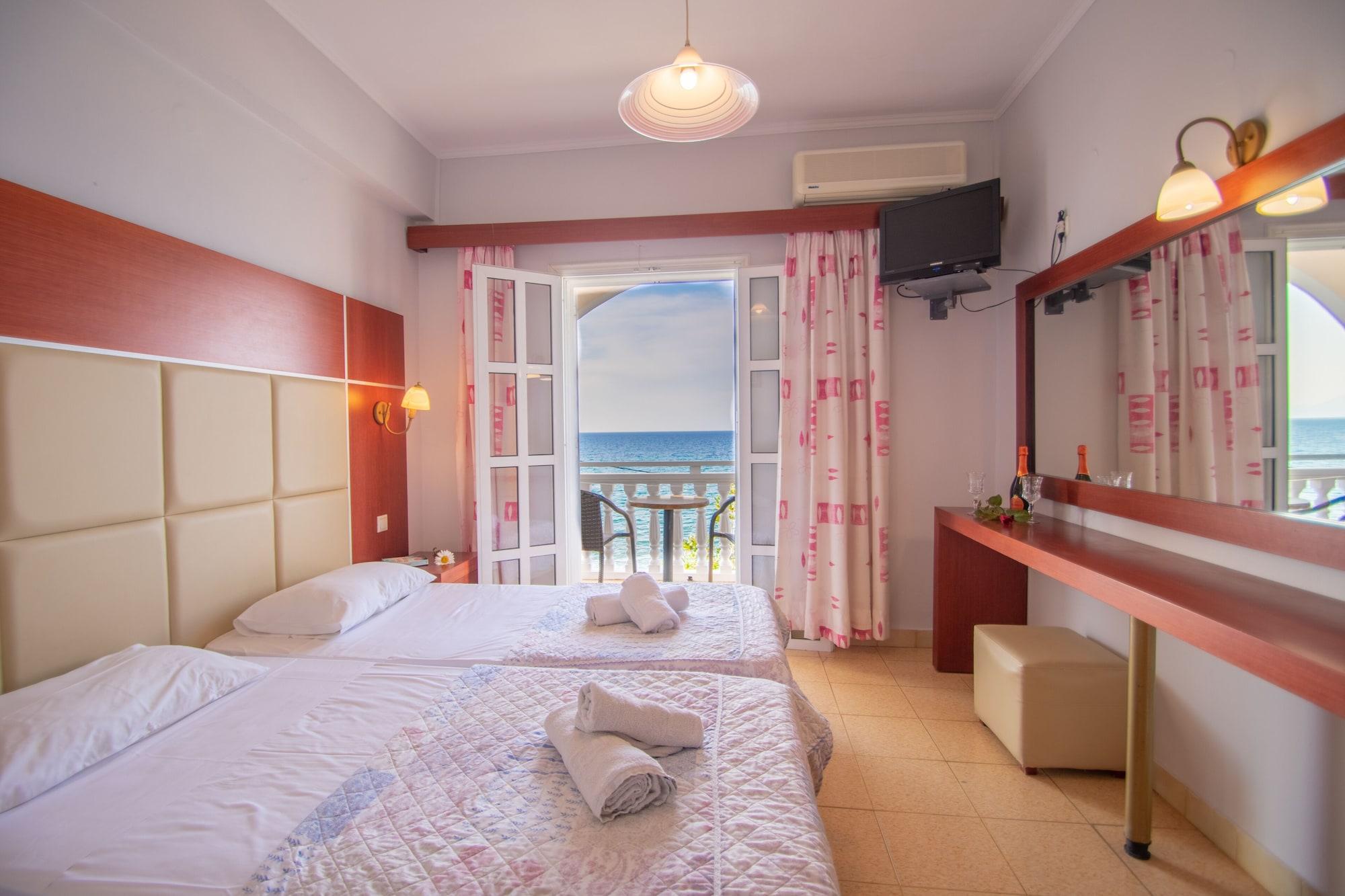 Agoulos Beach Hotel Аргаси Экстерьер фото