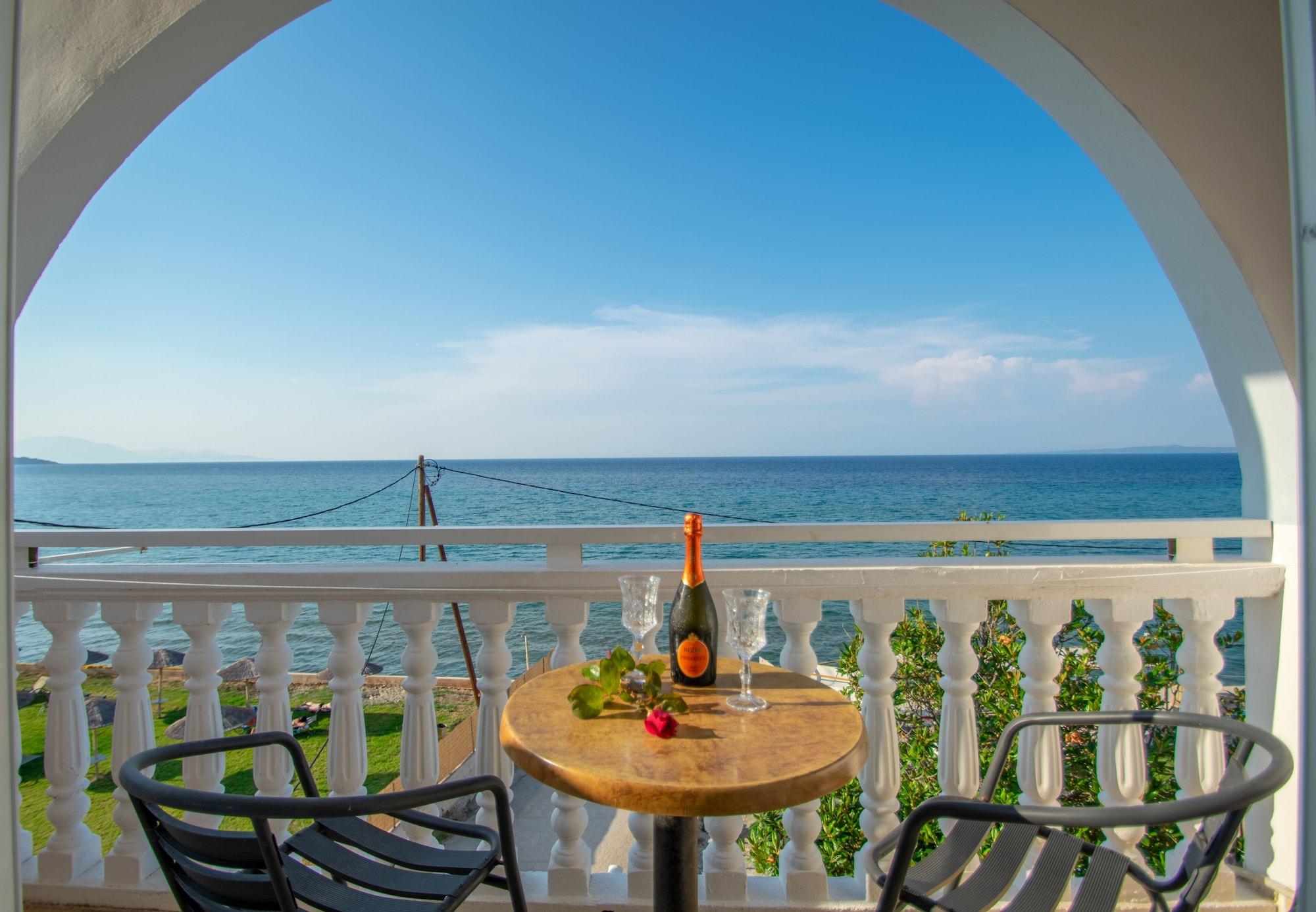 Agoulos Beach Hotel Аргаси Экстерьер фото