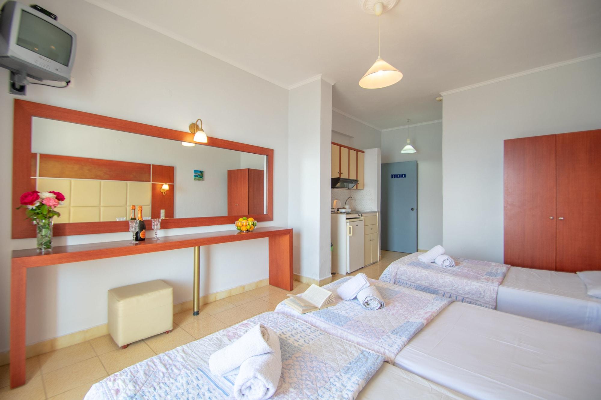 Agoulos Beach Hotel Аргаси Экстерьер фото