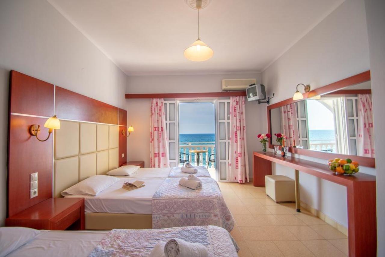 Agoulos Beach Hotel Аргаси Экстерьер фото