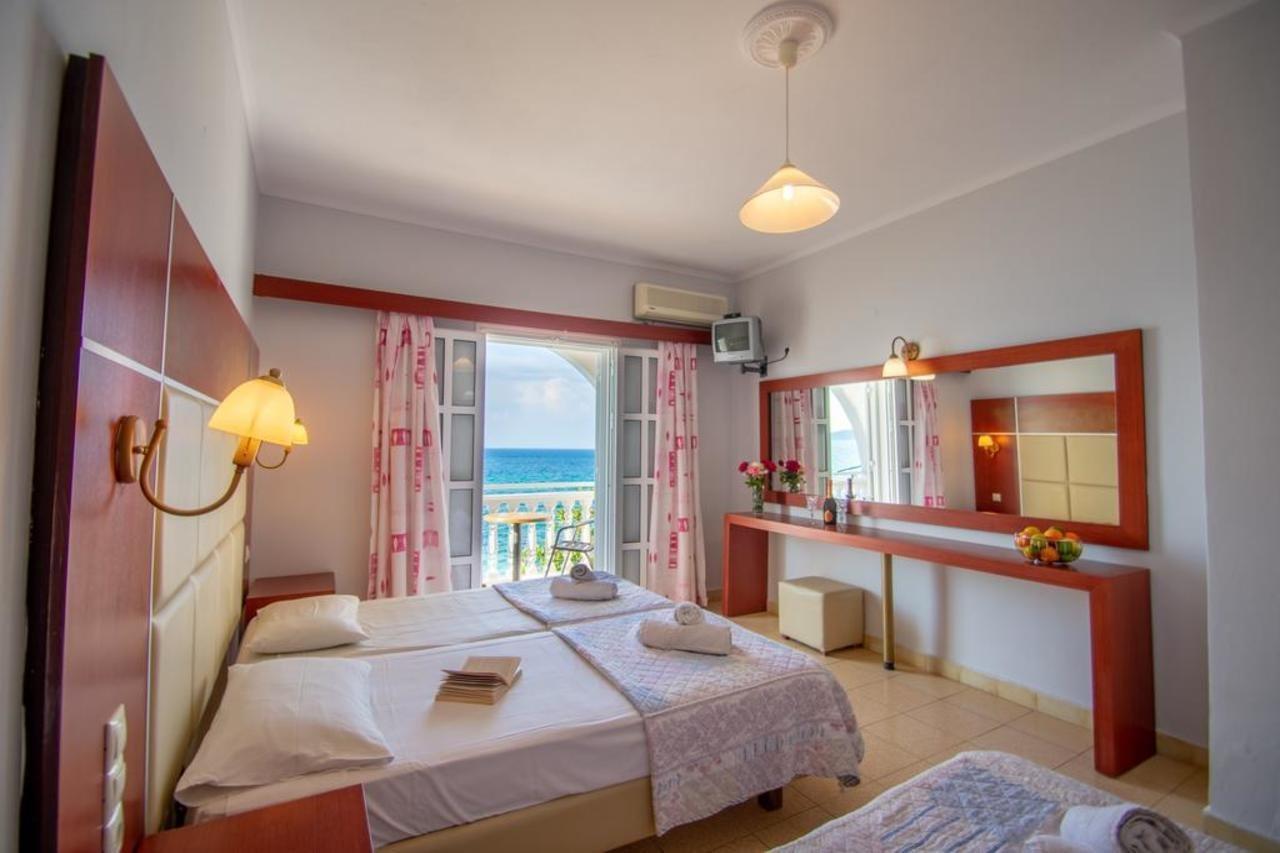 Agoulos Beach Hotel Аргаси Экстерьер фото